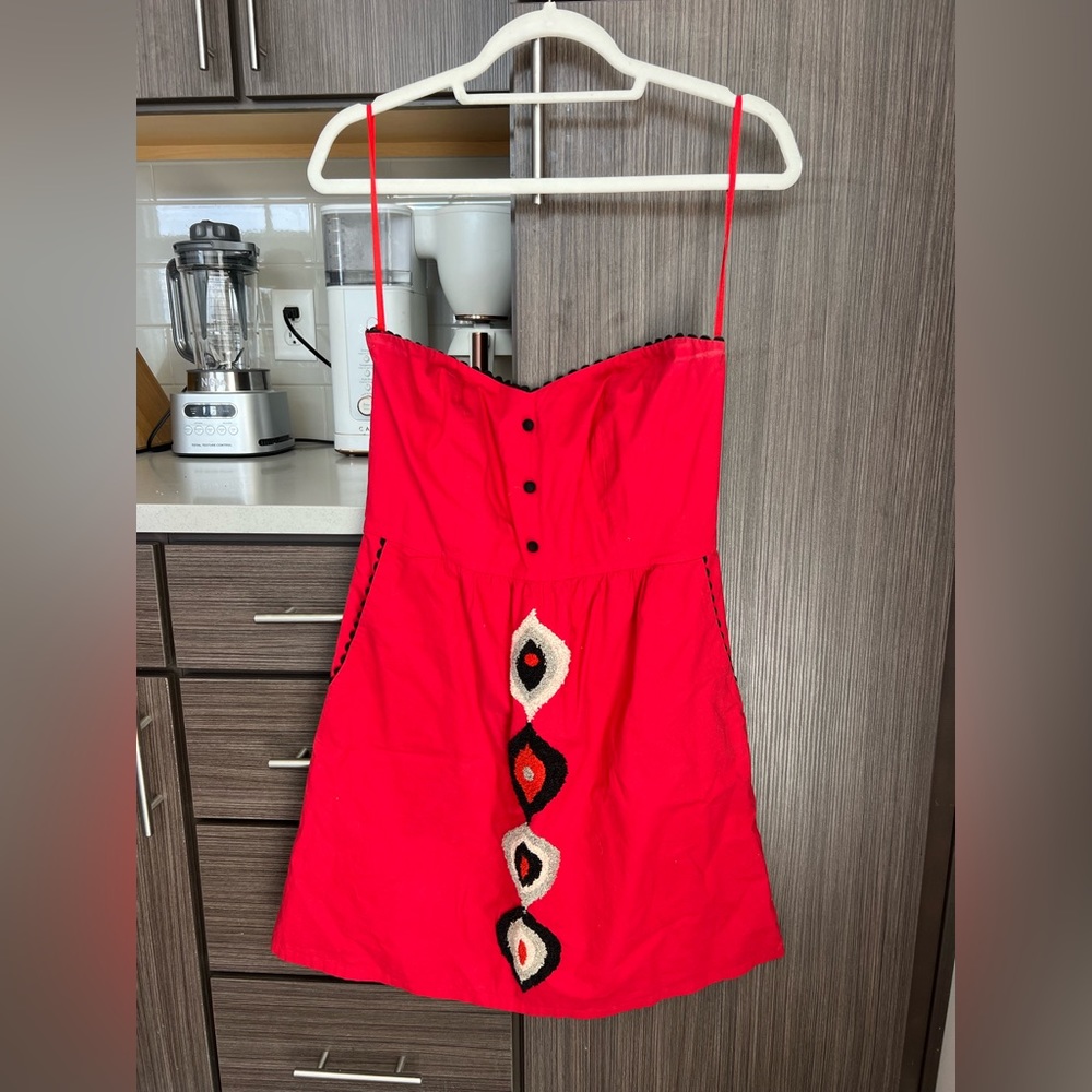 Strapless Judith March dress